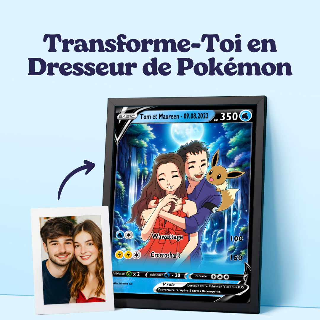 Custom Pokémon Card: Drawn from Your Photo