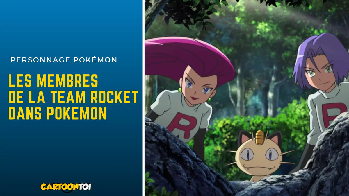Team Rochet R Who are the members of Team Rocket in Pokémon?